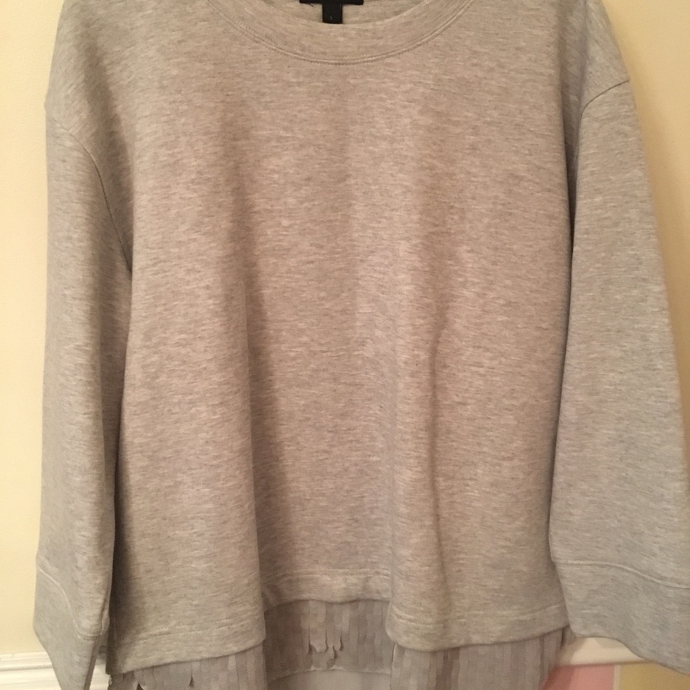 J. CREW SEQUIN DETAIL SWEATER